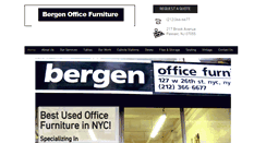 Desktop Screenshot of bergenofficefurniture.com